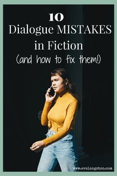 10 common dialogue mistakes in fiction and how to fix them. #amwriting #writing #writingtips #writingtip #writerslife Writing Mystery, Screen Writing, Character Writing, Writing Course, Buch Design, Writer Tips, Creative Writing Tips, Writers Notebook, Writing Motivation