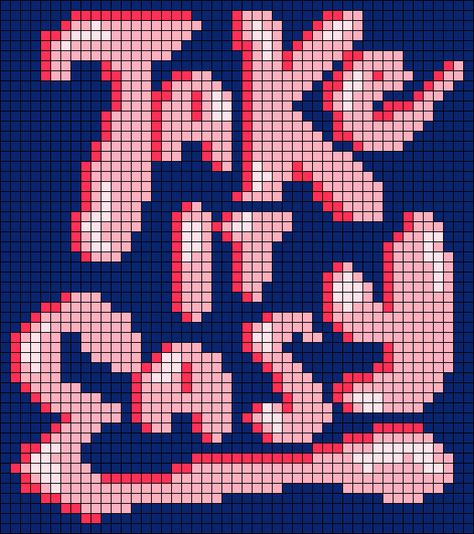 Alpha pattern #51105 | BraceletBook Alpha Patterns Crochet 2 Colors, Word Tapestry Crochet, Alpha Pixel Art, Pixel Crochet Pattern Charts Easy, Funny Alpha Pattern, Crochet Tapestry Pattern Free, Cute Alpha Patterns, Alpha Patterns Pixel Art, Crochet Tapestry Pattern