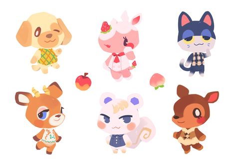 Animal Crossing Fan Art, Animal Crossing Characters, Animal Crossing Villagers, Animal Crossing Pocket Camp, Japon Illustration, Animal Crossing Game, Card Captor, Animal Crossing Qr, Arte Animal