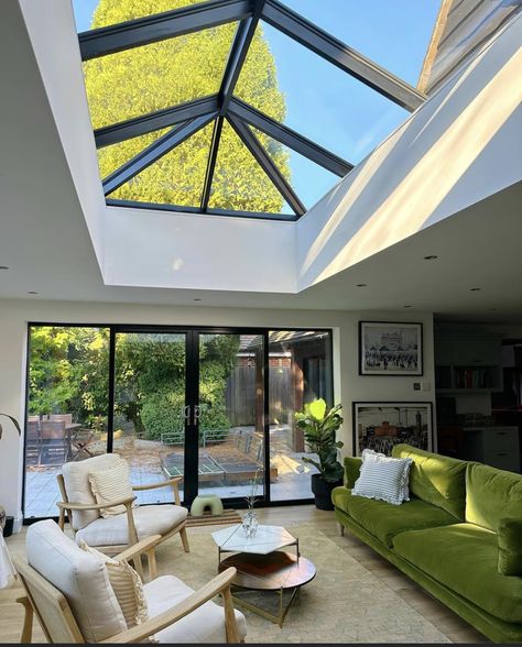 Aluminium Orangery, Bungalow Extensions, Skylight Design, Garden Room Extensions, Room Extensions, Sunroom Designs, House Extension Design, Glass Roof, House Extensions