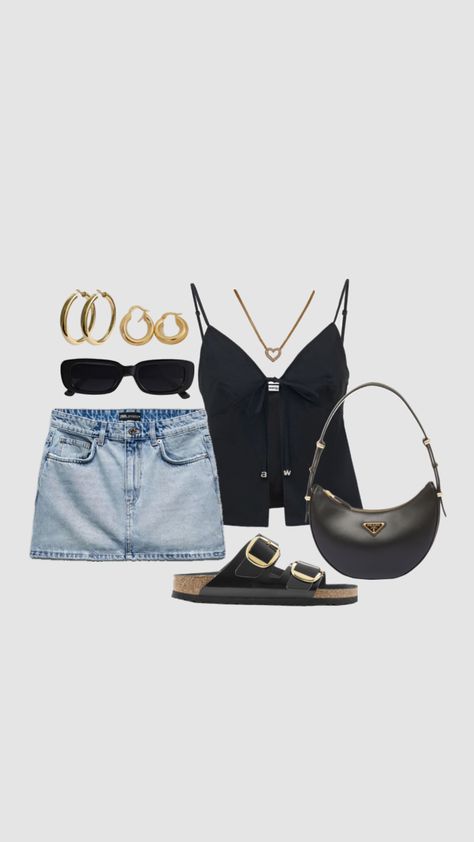 Cute Brunch Outfit Ideas, Summer Outfits With Bikinis, Causal Cute Outfits, Causal Night Out Outfits, Outfit Layout Summer, Casual Summer Date Night Outfit, Causal Summer Outfit, Birkenstock Outfit Summer, Philippines Outfit