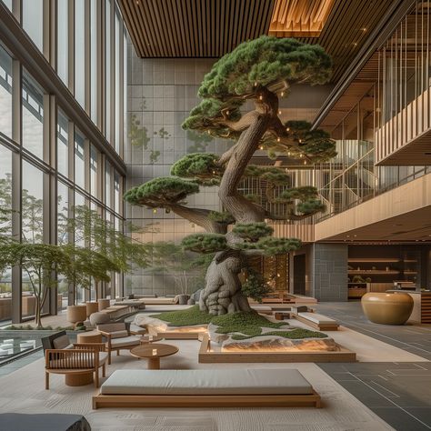 Zen suite meets summer vibes—self care spa day when? 🧘‍♀️🌱 - Eco-Friendly Japandi Style Hotel featuring Organic Architecture and Natural Materials located in the Heart of the Botanical Gardens. Inspired by Kengo Kuma 🎋 - #spadayeveryday #dreamhotel #earthyvibes #selfcaredays #kengokuma #japandidesign #hotelgoals #Organicarchitecture #luxuryspa #selfcareishealthcare #hotelliving #botanicalgarden Self Care Spa Day, Zen Architecture, Eco Style Interior, Kengo Kuma Architecture, Nature Hotel, Eco Friendly Interior Design, Japanese Modern House, Spa Garden, Eco Friendly Materials