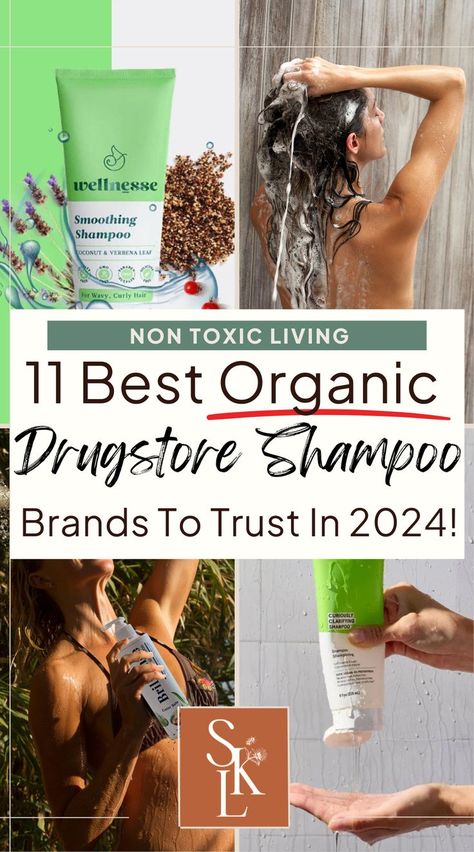 organic drugstore shampoo Non Toxic Shampoo, Eco Bathroom, Drugstore Shampoo, Eco Friendly Diy, Shampoo Brands, Haircare Routine, Organic Shampoo, Natural Shampoo, Skin Care Recipes