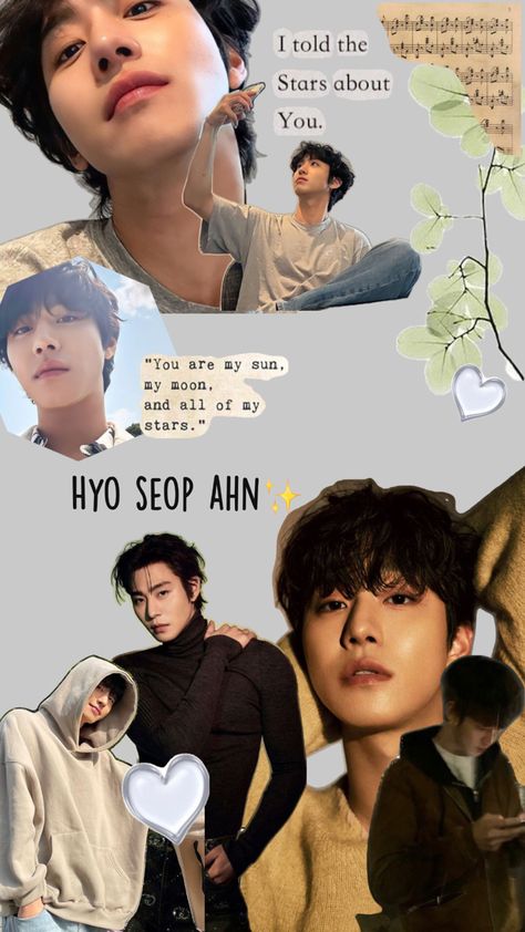 Ahn Hyo Seop Wallpaper Aesthetic, Ahn Hyo Seop Wallpaper, Hyo Seop, Ahn Hyo Seop, Wallpaper Aesthetic, Collage