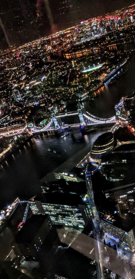 London Night View From Window, London Hotel Room View Night, London Skyline At Night, The Shard Aesthetic, Uk Night Aesthetic, London Night Wallpaper, Central London At Night, London Rich Aesthetic, London At Night Aesthetic