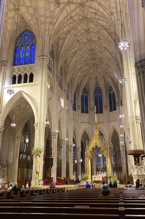 Beautiful cathedral in New York City. #cathedral #nyc Grand Cathedral, Cathedral Church, God Loves Me, Jesus Loves You, Jesus Loves, York City, New York City, Dream Wedding, Bible