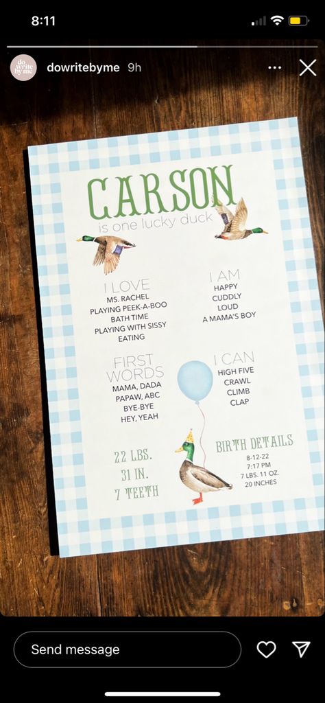 One Lucky Duck Food Ideas, One Lucky Duck Birthday Party Food, One Lucky Duck Birthday Cake, One Lucky Duck, One Lucky Duck Birthday Party, Duck Birthday, Lucky Duck, Boys 1st Birthday Party Ideas, Duck Recipes