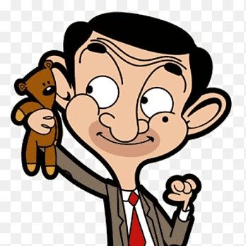 Mr Bean And Teddy, Mr Bean Animated, Mr Bean Cartoon, Disney Canvas Art, Cartoon Fun, Disney Canvas, Animation Artwork, Mr Bean, Hello Kitty Art