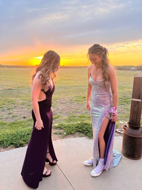 Prom Dress With Nikes, Converse At Prom, Converse With Dress Formal, Sneakers With Prom Dress, Converse For Prom, Converse With Prom Dress, Prom Dresses With Converse, Prom Dress And Sneakers, Prom Dress And Converse