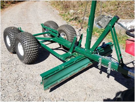 Diy Skid Steer Attachments, Atv Dump Trailer, Quad Trailer, Welding Trailer, Garden Tractor Attachments, Atv Implements, Atv Attachments, Work Trailer, Trailer Ramps