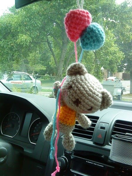 Crochet Cafe, Baby Crib Diy, Crochet Hanging, Amigurumi Bear, Easy Crochet Animals, Crochet Car, Pola Amigurumi, Amigurumi Animals, Amigurumi Ideas