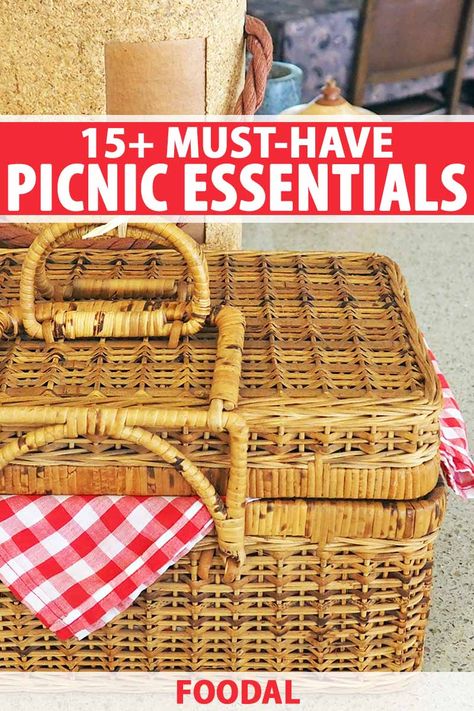 How To Pack A Picnic Basket Food, Tailgate Picnic Ideas, Lunch Ideas Picnic, Packing A Picnic Basket, What To Put In A Picnic Basket Gift, Picnic Accessories Ideas, Picnic Themed Gift Basket, How To Pack A Picnic Basket, How To Make A Picnic Basket