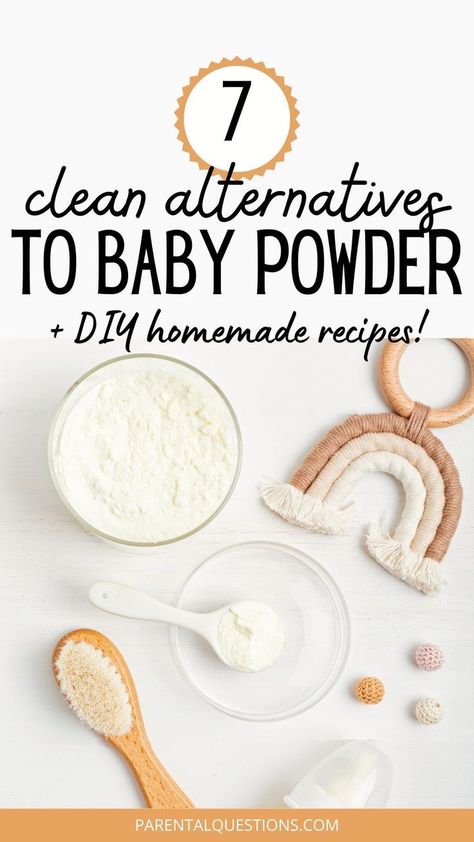 Discover the gentle side of baby care with these 7 natural alternatives to baby powder! From DIY homemade recipes to tried-and-true solutions, we've got your baby's delicate skin covered. Natural parenting, DIY baby care Diy Baby Powder, Natural Body Powder, Nontoxic Baby Products, Parent Advice, Clean Products, Natural Alternatives, Powder Recipe, Natural Parenting, Homemade Soap Recipes