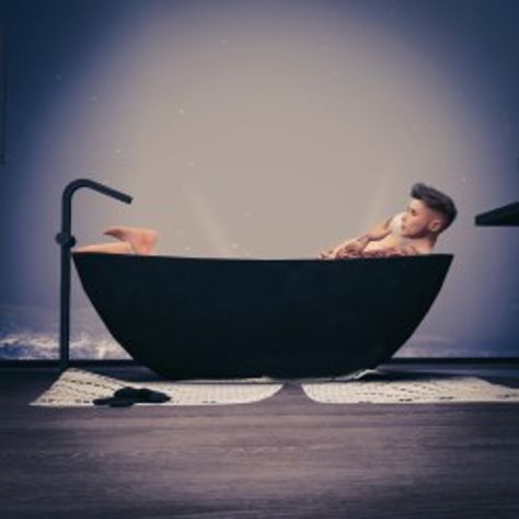 Bathtub Healing Poses | BohoSimz sur Patreon Sims 4 Bathtub, Bathtub Poses, Sims 3, Couple Posing, Sims 4, Healing