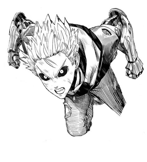 Genos (One Punch Man) Punch Manga, Anime One Punch Man, Saitama One Punch Man, Man Figure, One Punch Man Manga, One Punch Man Anime, Punch Man, Anime One, One Punch