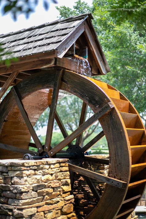 Backyard Water Wheel, Windmill Water, Old Grist Mill, Water Wheels, Radial Arm Saw, Waterfalls Backyard, Water Powers, Moving Water, Water Mill