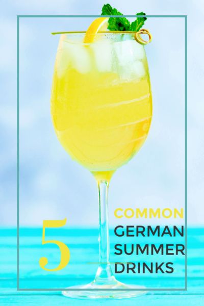 The 5 best and most refreshing Summer Drinks from Germany - totally worth trying! German Non Alcoholic Drinks, German Cocktails, German Drinks, Summer Beverages, Parents Weekend, Oktoberfest Food, Alcholic Drinks, Soda Brands, Beer Float