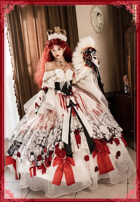 New Release: 【Queen's Chess Game】 Lolita Dress Set

◆ Shopping Link >>> https://lolitawardrobe.com/queens-chess-game-lolita-dress-set_p7816.html Queen Of Hearts Prom Dress, Queen Of Hearts Wedding Dress, Queen Of Hearts Ball Gown, Queen Of Hearts Gown, Queen Of Hearts Dress Inspiration, Queen Of Hearts Quinceanera Dress, Chess Inspired Fashion, Queen Of Hearts Inspired Dress, Chess Outfit