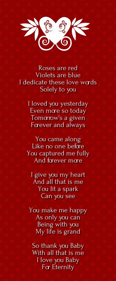 To show you love to your girlfriend or boyfriend with fun, you can use roses are red violates are blue poems. These are very famous line inspired from song and refereed as poem. Express your love by giving them some cute and funny roses are red violets are blue love poems. These poems are extremely cute and absolutely … Roses Are Red Poems, Baby Poems, Relationship Poems, Love You Poems, Love Poems For Him, Romantic Poems, Poems For Him, You Poem, Soulmate Love Quotes