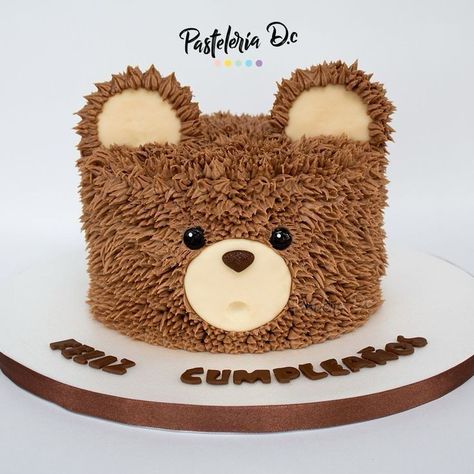 First Birthday Teddy Bear Cake, Diy Teddy Bear Cake, The Bear Cake, Cute Bear Birthday Cake, Teddy Bear One Year Old Birthday Cake, Chocolate Bear Cake, Bear Cakes Ideas, Beary 1st Birthday Cake, Teddy Baby Shower Cake