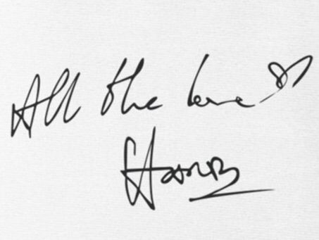 All The Love Harry Styles Handwriting, Strong Person, H Tattoo, Break The Silence, Harry Core, Harry Styles Tattoos, You Dont Love Me, Love Me Again, Curvy Fashionista