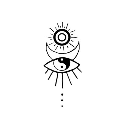 Trans Tattoo Ideas, Hippie Art Ideas Simple, Evil Eye Drawing, Third Eye Tattoos, Evil Eye Tattoo, Cool Symbols, Boho Tattoos, Trippy Drawings