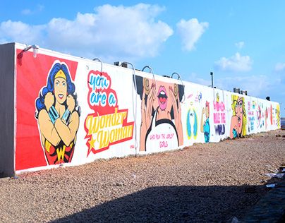 Check out new work on my @Behance portfolio: "The Women Empowerment Graffiti" http://be.net/gallery/57396211/The-Women-Empowerment-Graffiti Gym Mural, Mural Ideas, Graffiti Murals, North Coast, Behance Portfolio, Graffiti Art, Strong Women, Female Art, New Work