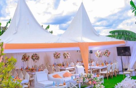 Beach Tent Wedding, Traditional Wedding Decorations, Wedding Decorations Diy Centerpiece, Wedding Tent Decorations, Outdoor Tent Wedding, White Wedding Decorations, African Traditional Wedding, Tent Decorations, Location Icon