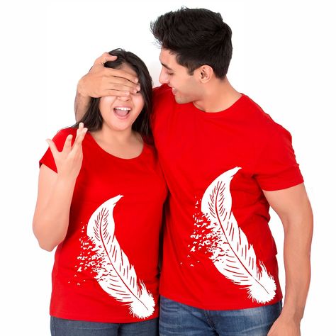 Couple tshirts photoshoot