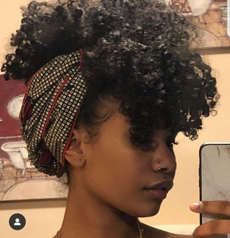 Headwrap Styles, Hairstyles For Work, Headwrap Hairstyles, Hair Scarf Styles, Hairdos For Curly Hair, Natural Hair Styles Easy, Natural Hair Updo, Curly Girl Hairstyles, Natural Hair Braids