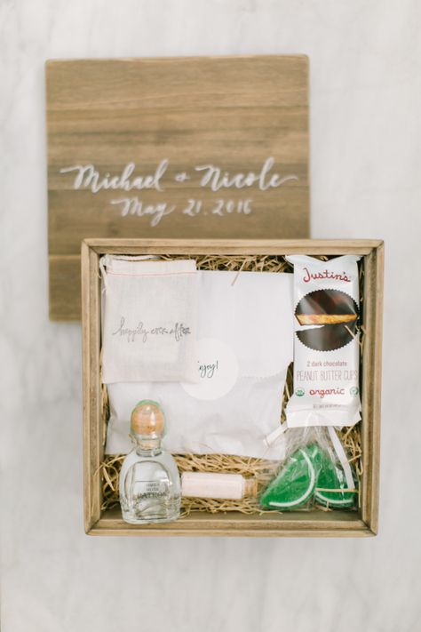 Wedding thank you gift box: http://www.stylemepretty.com/little-black-book-blog/2017/03/10/rustic-elegant-new-jersey-spring-blush-wedding/ Photography: Love and Light Photographs - http://loveandlightphotographs.com/ Wedding Planning Gifts, Mule Mugs, Welcome Baskets, Wedding Welcome Gifts, Rustic Elegant Wedding, Wedding Welcome Bags, Good Ideas, Beach Wedding Favors, Love Light