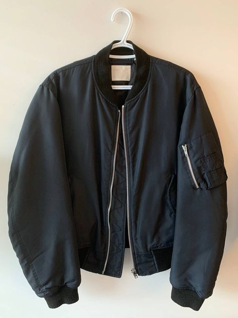 Hoodie Blazer, Jacket Inspiration, Helmut Lang Archive, Best Winter Jackets, Black Leather Jacket Men, Random Clothes, Korean Casual Outfits, Future Style, Korean Casual