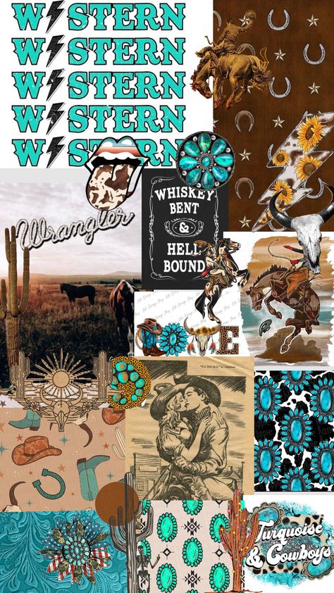 #western #westernvibes #turquoise #wrangler #cowboy Cowboy Killer Wallpaper Iphone, Western Turquoise Aesthetic, Teal Western Wallpaper, Blue Western Wallpaper, Cowgirl Aesthetic Wallpaper Turquoise, Turquoise Aesthetic Western Wallpaper, Turquoise Aesthetic Western, Western Tourquise Wallpaper, Punchy Western Wallpaper Iphone