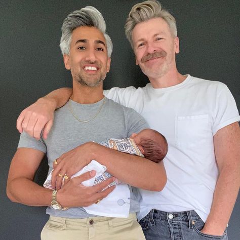 Tan France, Queer Eye, Fab Five, Gay Fashion, British American, American Fashion Designers, Pediatric Nursing, Power Couple, Welcome Baby