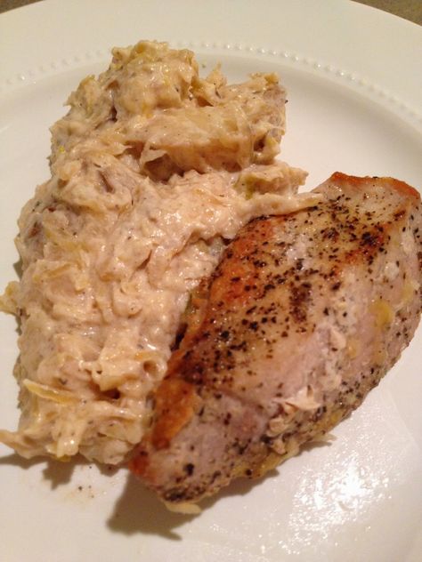 Creamy Sauerkraut, What For Dinner, Sauerkraut And Potatoes, Pork Chop Recipes Baked, Sauerkraut Recipes, Dinner Plans, Dinner Plan, White Meat, Pork Chop Recipes