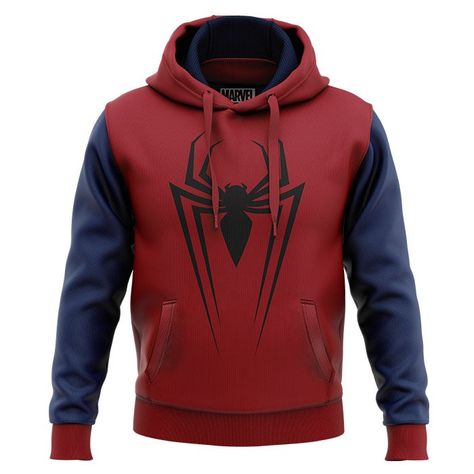 Spider Man Suits Design, Spider Man Hoodie, Customize Hoodie, Marvel Man, Spider Man Logo, Spiderman Hoodie, New Superheroes, Spiderman Outfit, Logo Marvel