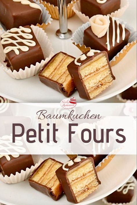 Petit Four Recipes, Patisserie Fine, Cooking Black Beans, Protein Breakfast Recipes, Mini Muffins, Wedding Desserts, Mini Desserts, Marzipan, Cooking Dinner