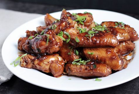 Andrew Zimmern Cooks: Sticky Chinese Chicken WingsAndrew Zimmern Sticky Spicy Chicken, Super Bowl Chicken, Spicy Chinese Chicken, Homemade Beef Gravy, Crowd Recipes, Chinese Chicken Wings, Best Superbowl Food, Sticky Chicken Wings, Best French Fries