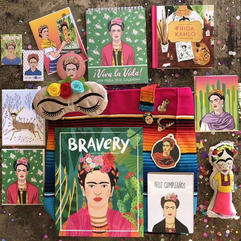 Many have asked, and I simply can’t decide on a single word to describe why we love Frida Kahlo so much. She was a champion in following her own path and in pursuing her art with abandon despite the troubled-road life put her on. She was her own woman, always celebrating life with those she loved, and as passionate a Frida Kahlo Gifts, Celebrating Life, Viva La Vida, Single Words, Words To Describe, Fashion Poster, All About Fashion, Inspirational Cards, Gift Baskets