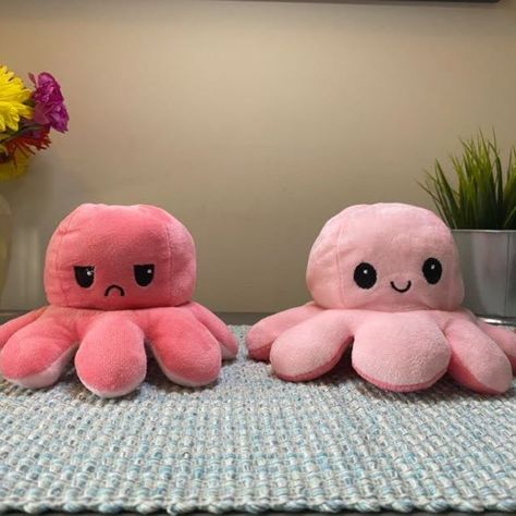 Reversible Flip Octopus Plushie! New Style! Easier To Flip! Cuter Than Before! Super Soft! Colors Never Fade! Washer Friendly And Non-Toxic! Super Safe! Realistic Expressions!! A Great Gift Giver!! As Seen On Tik Tok! We Package With Care! View Our Other Style In Our Store! Happy Buying!! Octopus Plushies, Flip Octopus, Octopus Stuffed Animal, Pink Stuffed Animals, Pink Octopus, Octopus Plush, Beanie Boo, Monkey Plush, Elephant Plush