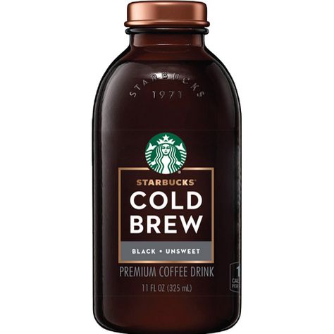 Kopi Starbucks, Cold Brew Packaging, Starbucks Cold Brew, Minuman Starbucks, Black Branding, Starbucks Bottles, Cold Brew At Home, Cold Brew Iced Coffee, Nitro Cold Brew