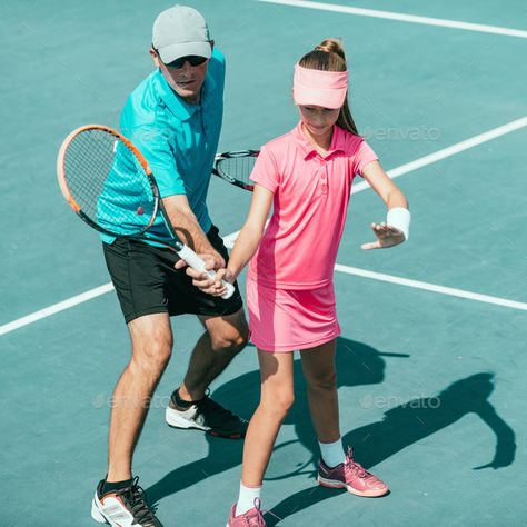 Tennis training by microgen. Tennis instructor with young girl on tennis training#microgen, #training, #Tennis, #instructor Tennis Academy, Sports Massage Therapy, Tennis Photos, Tennis Training, Tennis Coach, Sports Massage, Beach Tennis, Abstract 3d, Life Photography