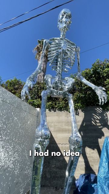 Disco Skeleton Decor, Disco Ball Skeleton, Haunted Disco, Spooky Disco, Disco Skeleton, 12ft Skeleton, Disco Halloween, Giant Skeleton, Skeleton Decorations