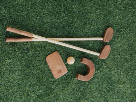 Wooden Golf Set, Toy Mini Golf Set For Kids, Kids Golf Game, Wooden Golf Toy, Kids Outdoor Games, Indoor Game, Children's Golf, Kids Gift Golf Toys, Games Indoor, Design Objet, Game Night Gift, Healthy Activities, Outdoor Games For Kids, Golf Set, Kids Golf, Indoor Toys