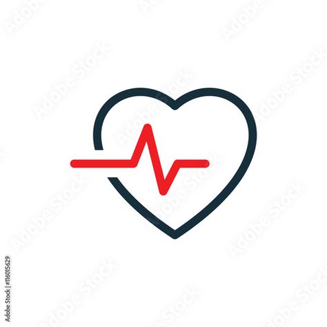 Stock Image: cardiology wave monitor heart icon black on white background Cardiology Logo, Heart Icon, Cardiology, Messenger Logo, White Background, Stock Vector, Stock Images, Tech Company Logos, Medical