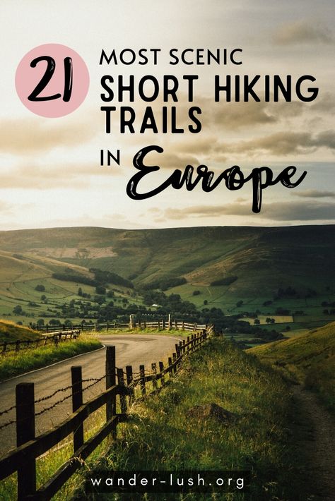 21 of the most incredible short hikes and walks Europe has to offer, covering some of the continent's most impressive national parks and outdoor landscapes. #Europe #DayHikes | Hiking Europe Trail | Europe walks | Best walks in Europe | Best hikes in Europe | Best treks in Europe | Trekking in Europe | Trekking routes in Europe | Europe outdoor travel | Best outdoor experiences Great Hiking Destinations, Europe Hikes, European Travel Tips, Hiking Europe, Culture Day, Europe Trip Itinerary, Hiking Destinations, Europe Travel Guide, Europe Travel Destinations