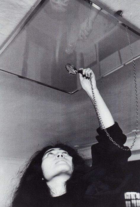 Yoko Ono - Ceiling Painting (Yes Painting), 1966 in 2019 | Yoko ono, Fluxus, John lennon yoko ono Fluxus Art, Nam June Paik, John Lennon Yoko Ono, Ceiling Painting, John Lennon And Yoko, John Cage, Yoko Ono, Multimedia Artist, Conceptual Art