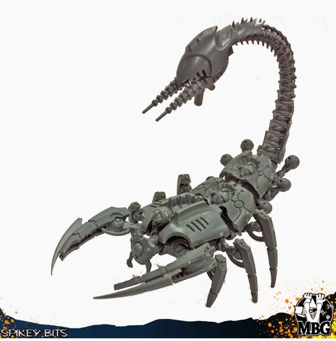 Scorpion converted from Necron Wraiths. Warhammer Necrons, Warhammer 40k Necrons, Work Games, Robot Animal, Dark Eldar, Imperial Knight, D D Monsters, Arte Robot, Lost Souls