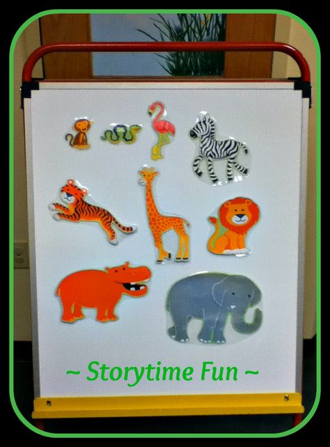 Storytime ABC's: Flannel Friday: A Rumble in the Jungle Safari Classroom, Preschool Jungle, Jungle Crafts, Daycare Themes, Storytime Ideas, Magnet Boards, Rainforest Theme, Pete The Cats, Flannel Board Stories