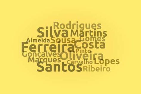 A Complete List of Portuguese Last Names + Meanings - FamilyEducation Last Name Meaning, Religious Names, Portuguese Words, Christian Names, Last Names, Dark Complexion, After Marriage, Dry Well, Latin Words